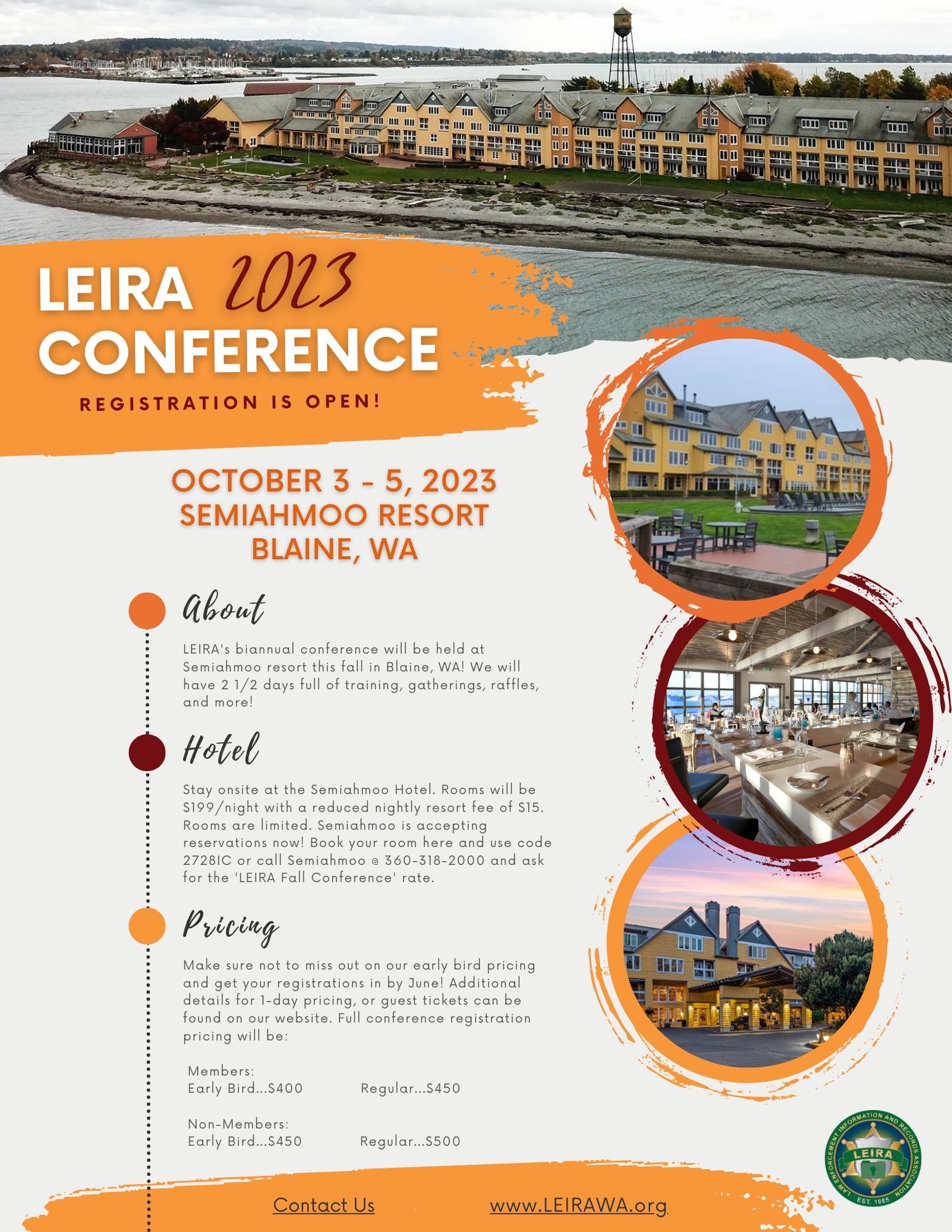 2023 LEIRA Conference Flyer
